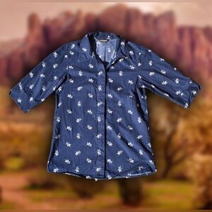 Woolrich Navy Button Down Sz S